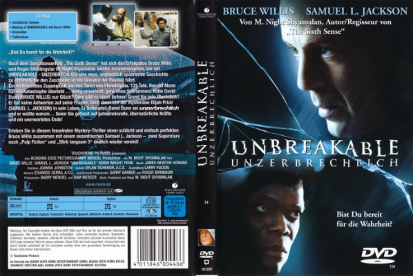 poster Unbreakable - Unzerbrechlich
          (2000)
        